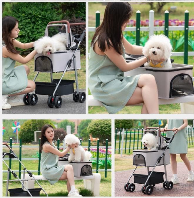 ペットカート 折りたたみ ペットキャリーカート 犬用ベビーカー 猫犬兼用 犬用