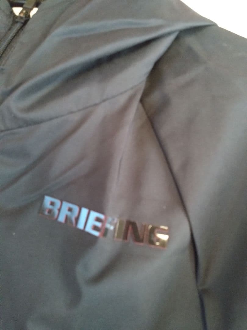 BRIEFING 3Dプリントポケッタブルパーカー レディースM 黒