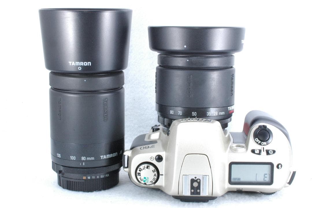 動作良好◇Nikon F60D ダブルズームレンズセット◇フィルム一眼レフ