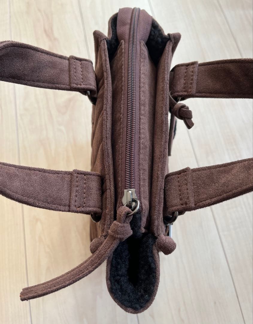 【新品】PARLY GATES スウェード調カートバッグ