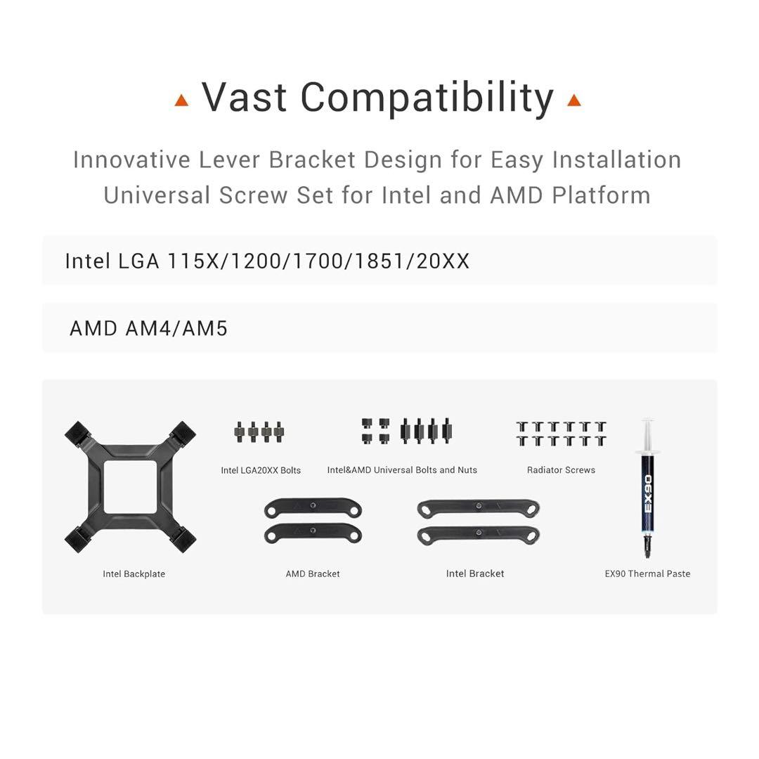 PCCOOLER「CPS DA360 Pro」ブラック