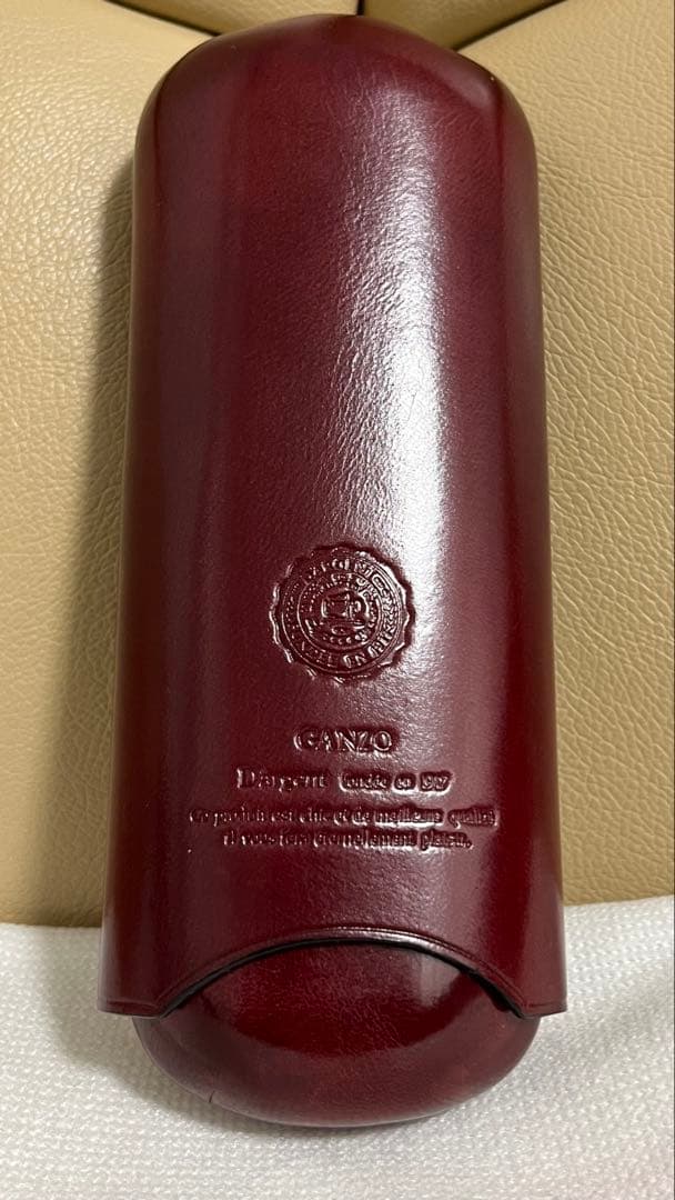 GANZO ワインレッド眼鏡・ペンケース