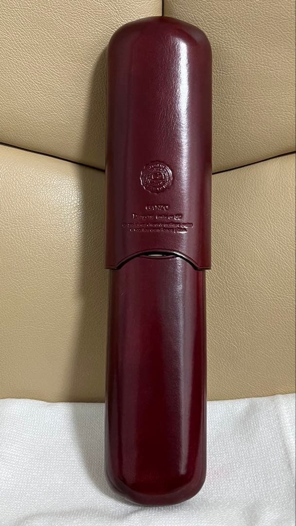 GANZO ワインレッド眼鏡・ペンケース