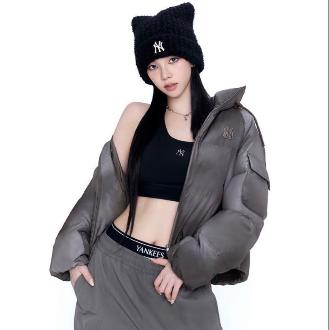 【新品未使用】MLBkorea　猫耳　ビーニー　ブラック　カリナ着用　大人気