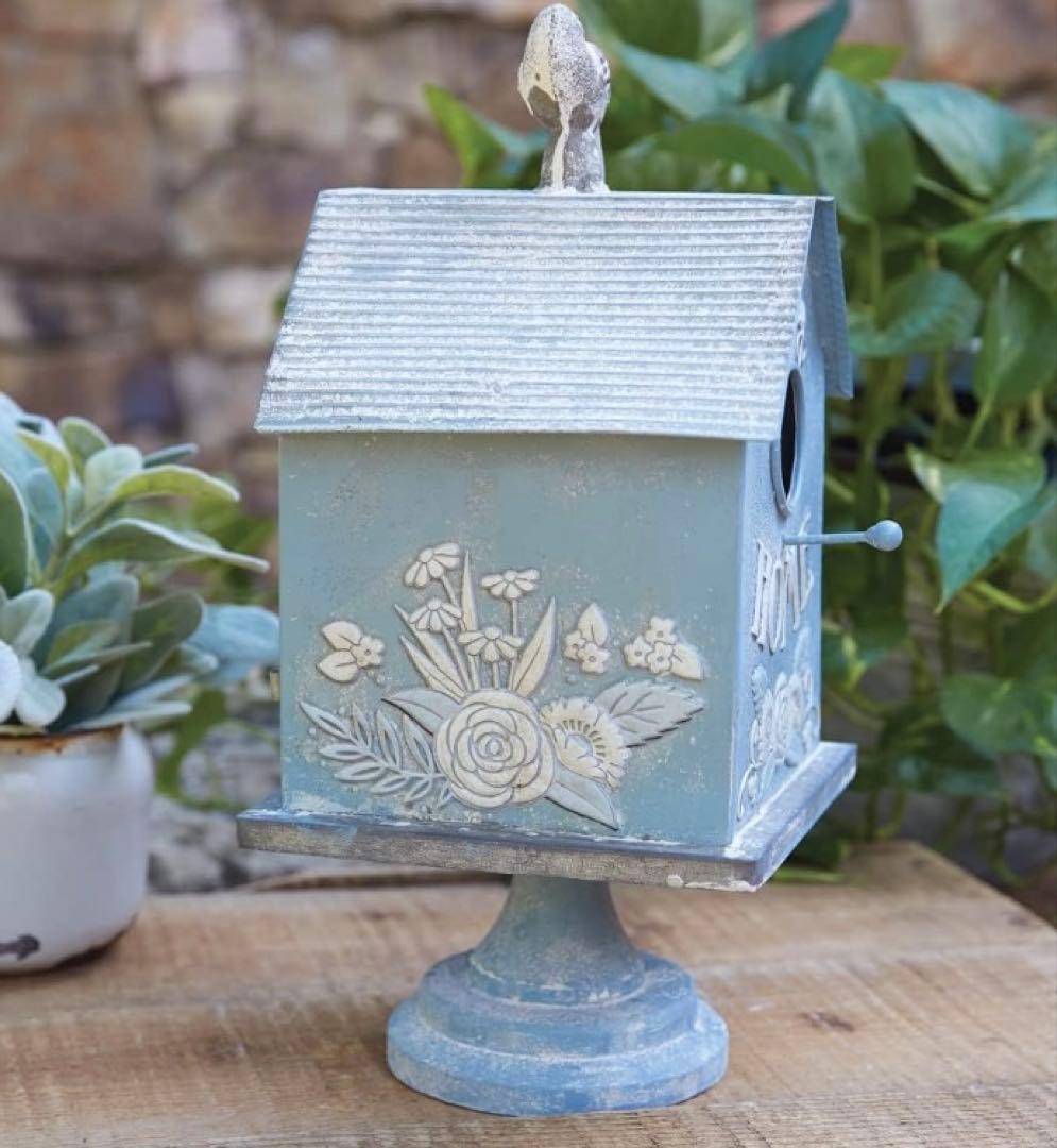 花彫巣箱Happy鳥小屋ドールハウス鳥箱フレンチガーデンハリーポッター