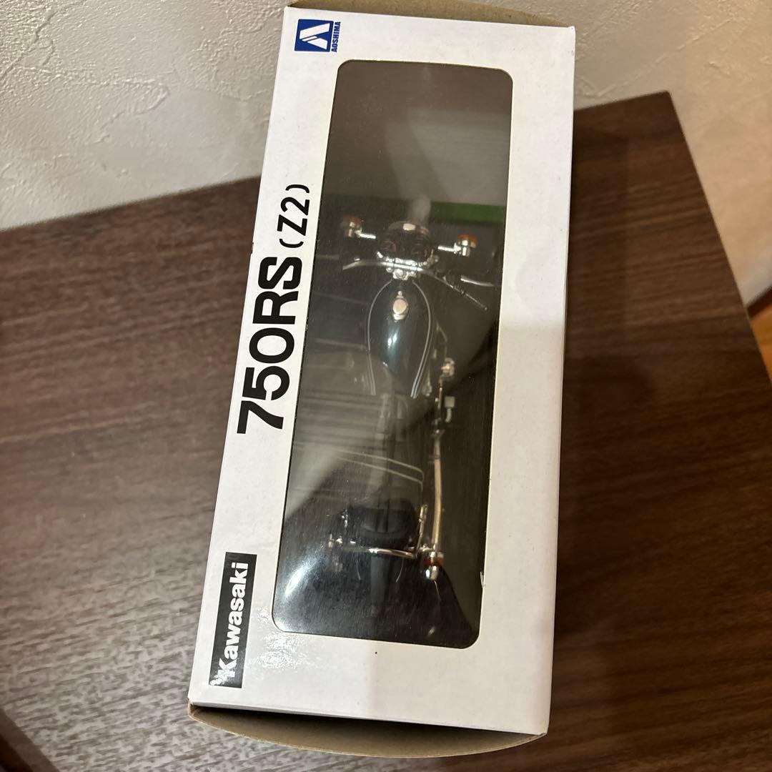 スカイネット 完成品 バイク カワサキ750RS Z2 玉虫ブルー