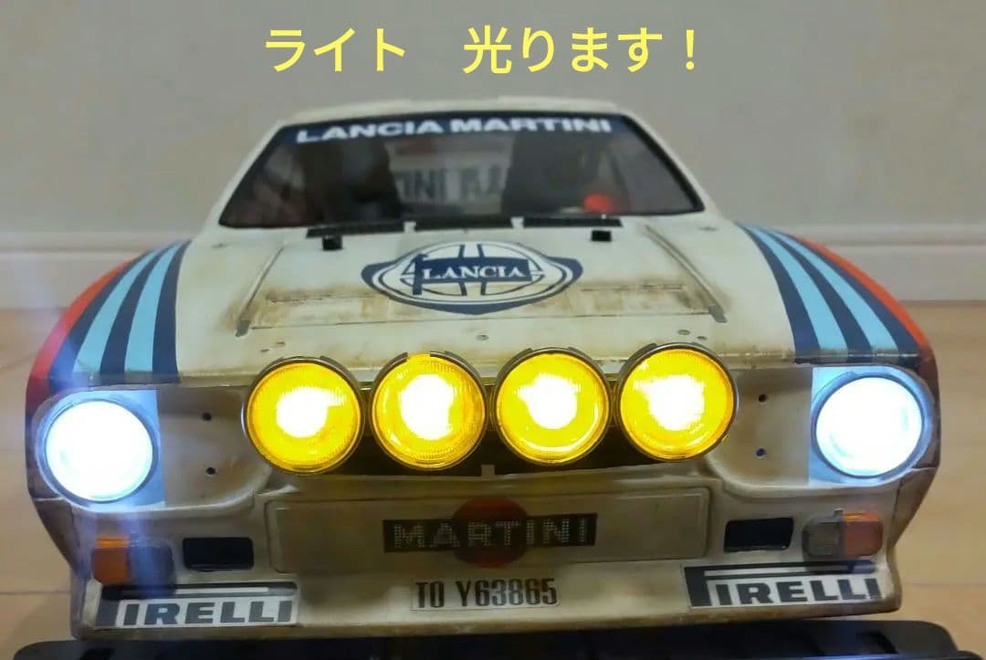 タミヤ　ラジコン　ランチア・ラリー037 予備ボディ（ダート塗装）付セット