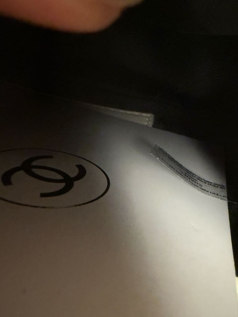 CHANEL キルティングショルダーバッグ パールチェーン ロゴ ノベルティ