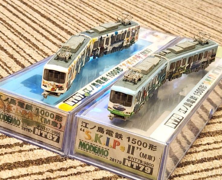 MODEMO 江ノ電 「SKIP号 NT67」「SKIP号Ⅱ NT79」 各M車