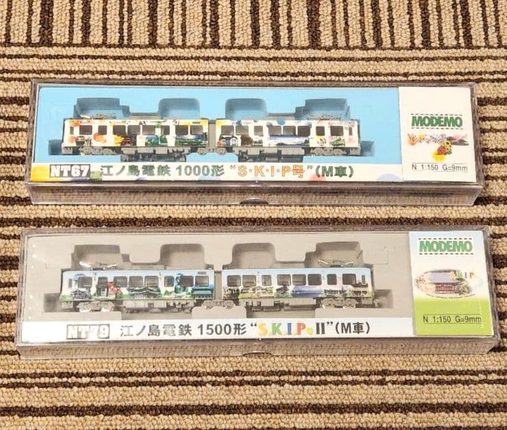 MODEMO 江ノ電 「SKIP号 NT67」「SKIP号Ⅱ NT79」 各M車