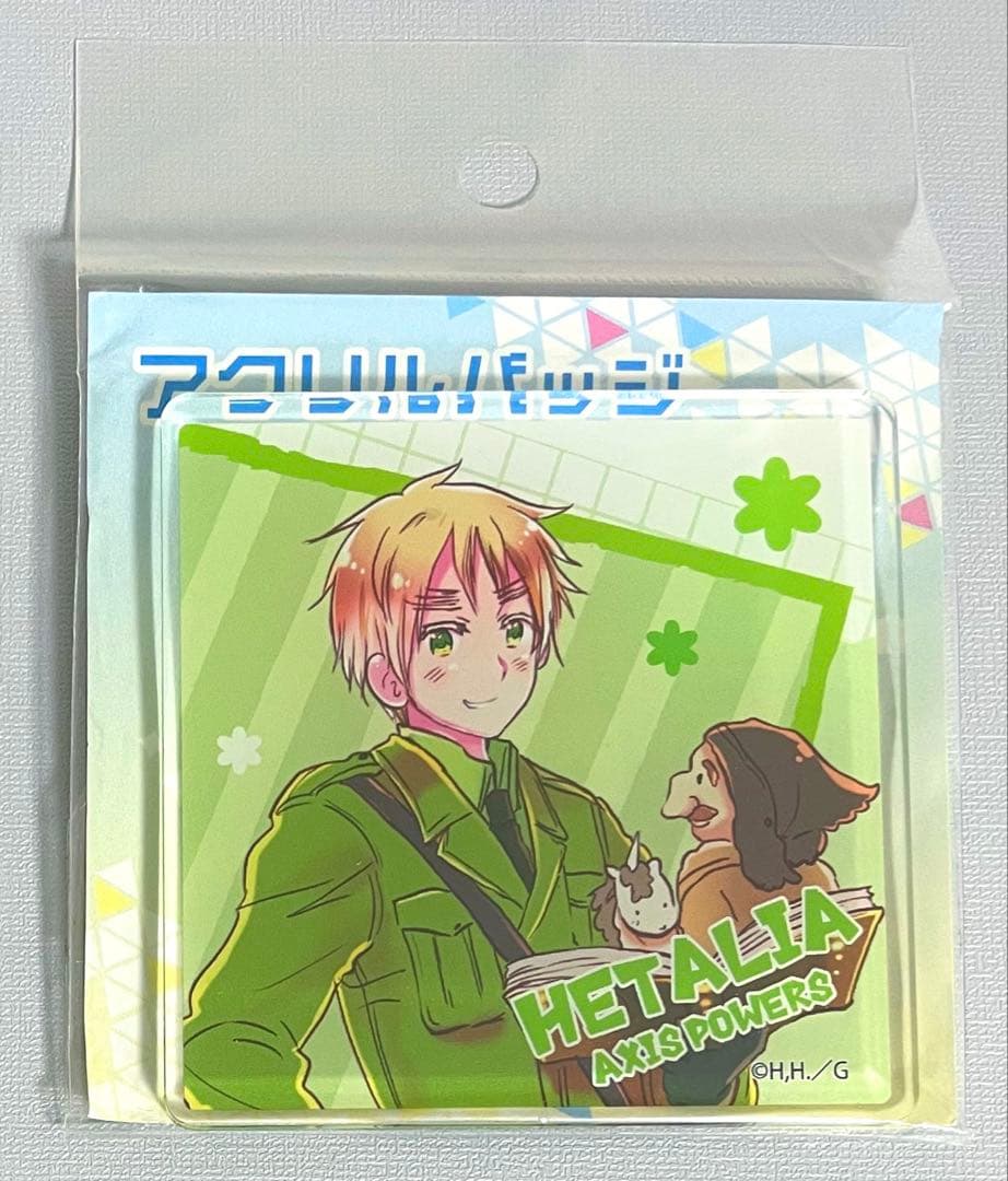 ヘタリア　2018年発売　キャラデカアクリルバッジ　イギリス