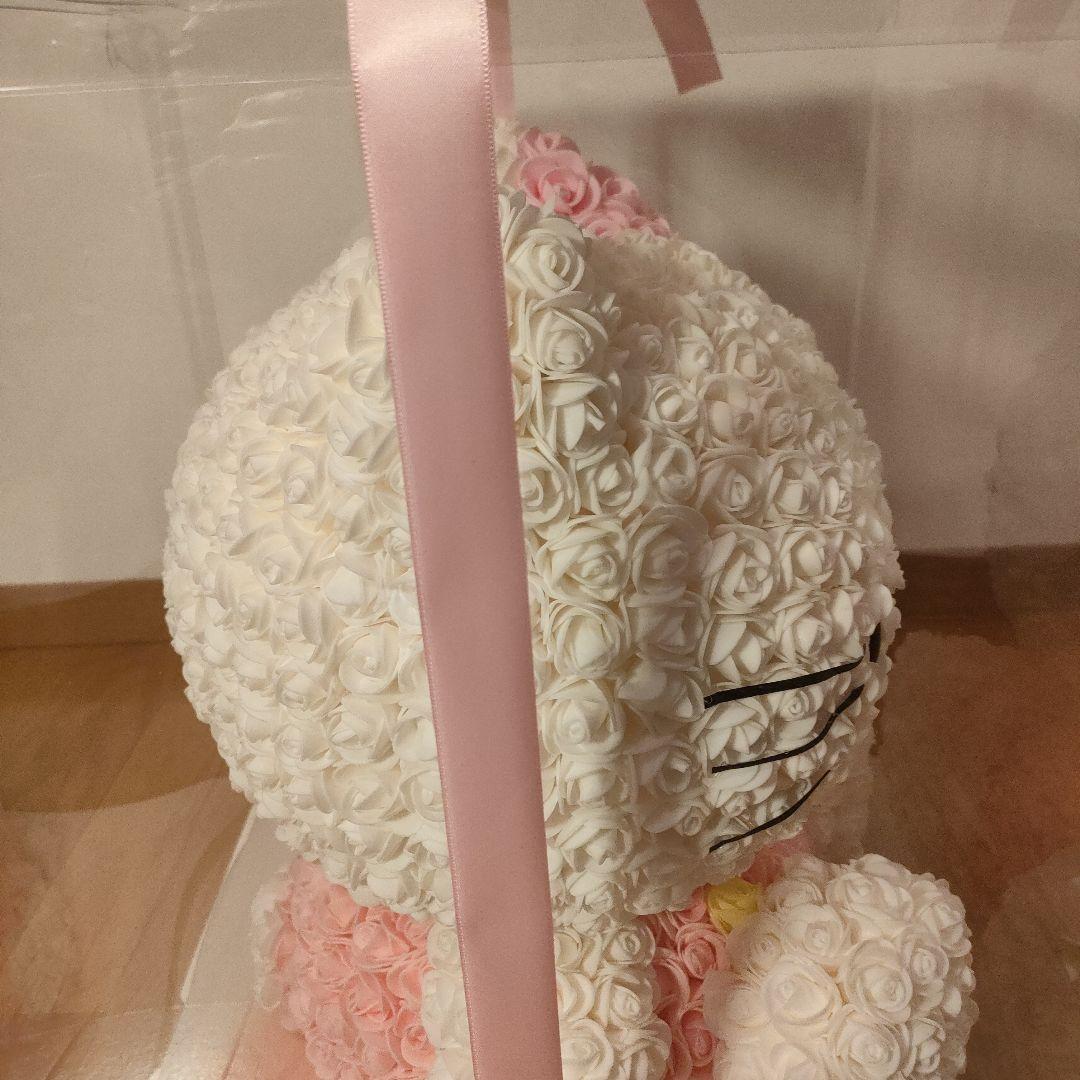 美品 ハローキティ 大型 ぬいぐるみ ブリザードフラワー