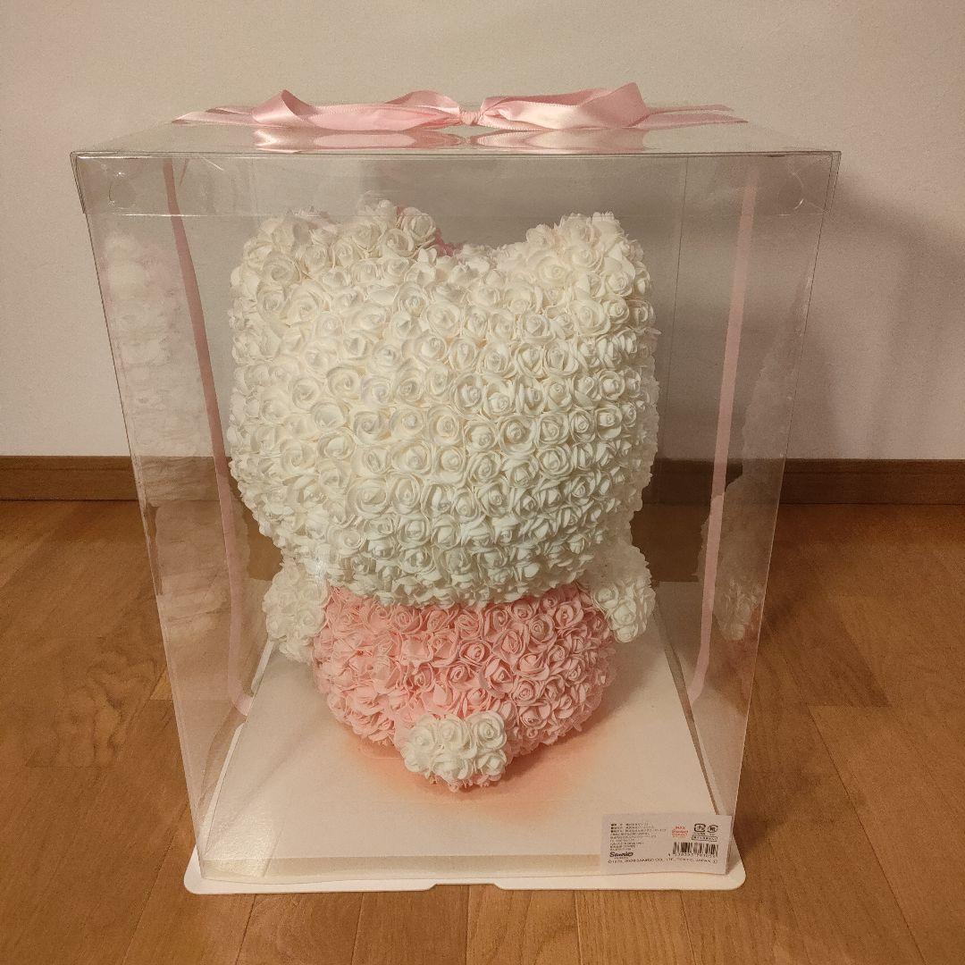 美品 ハローキティ 大型 ぬいぐるみ ブリザードフラワー