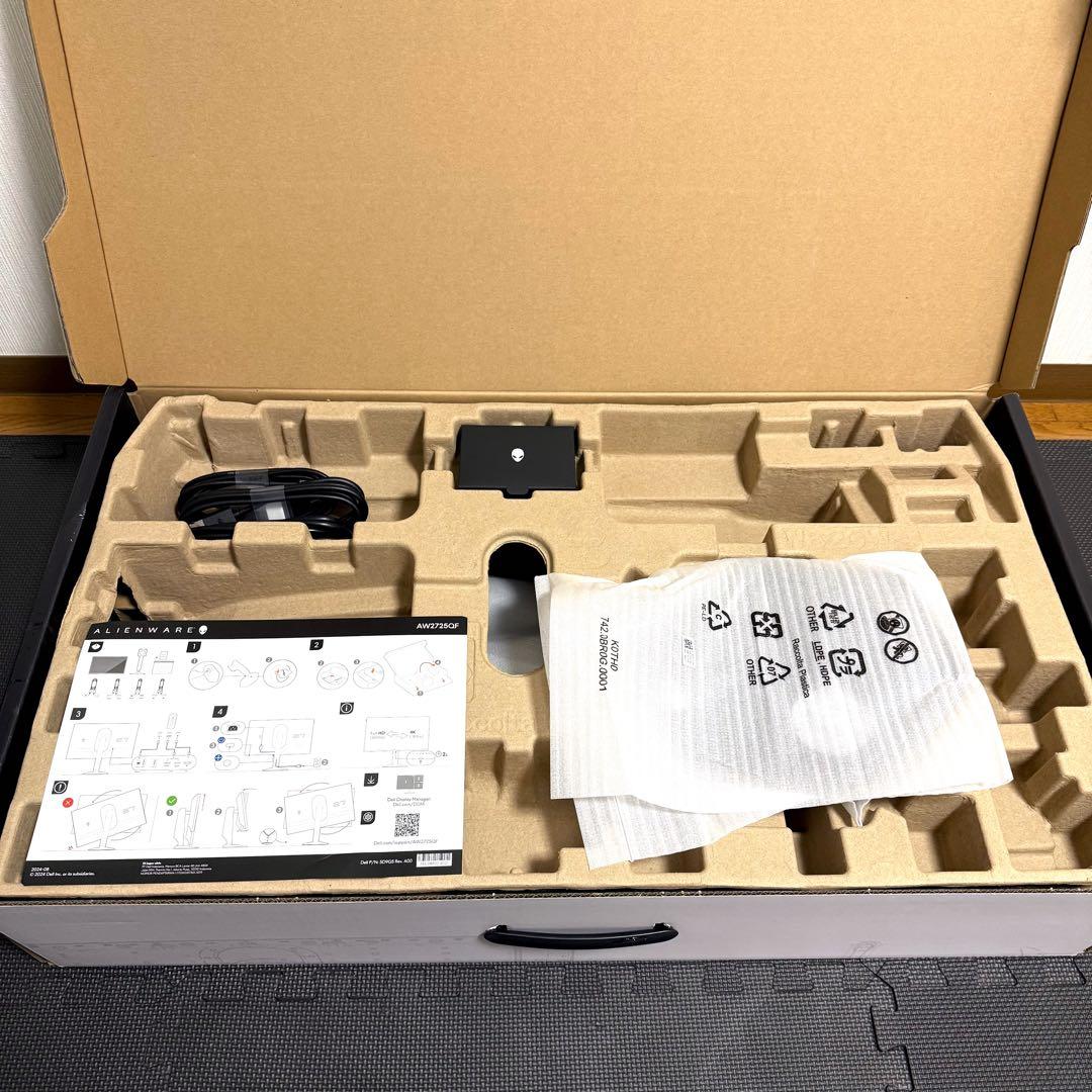 Alienware AW2725QF 27インチ 4K/FHDゲーミングモニター