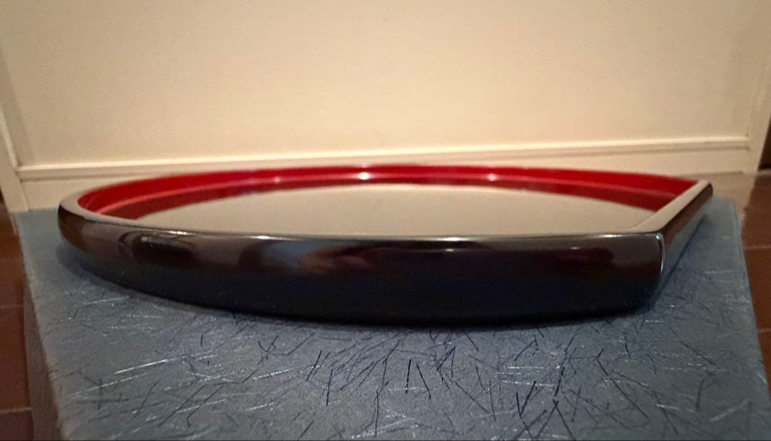 越前塗 半月 会席膳 五客組 裏黒