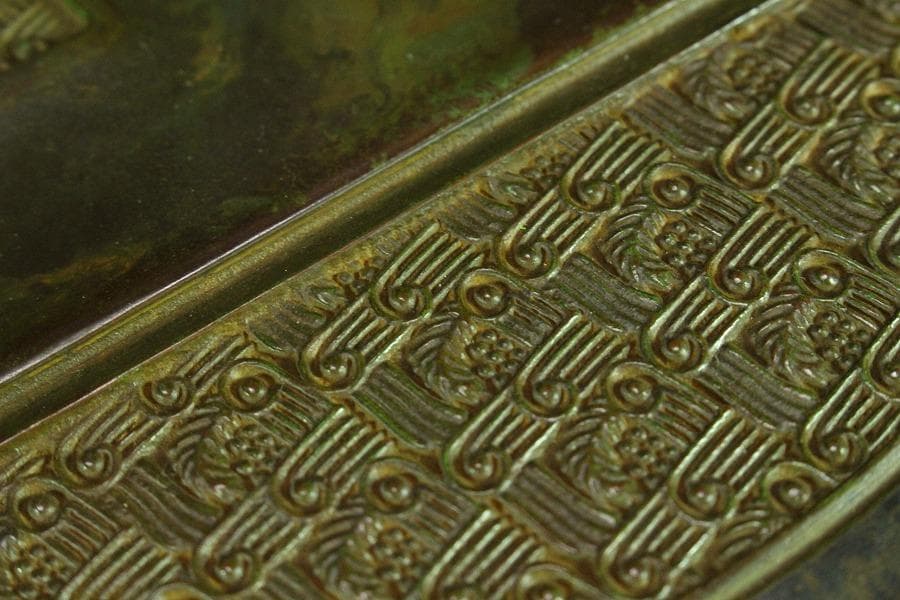 中国美術 銅鏡 φ22.5cm 古鏡(K-HA469)