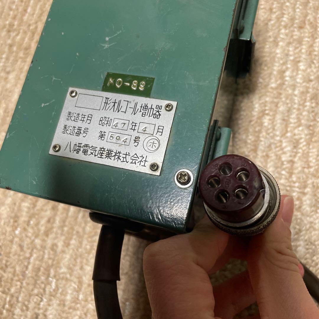 鉄道唱歌　オルゴール増幅器　八幡電気産業