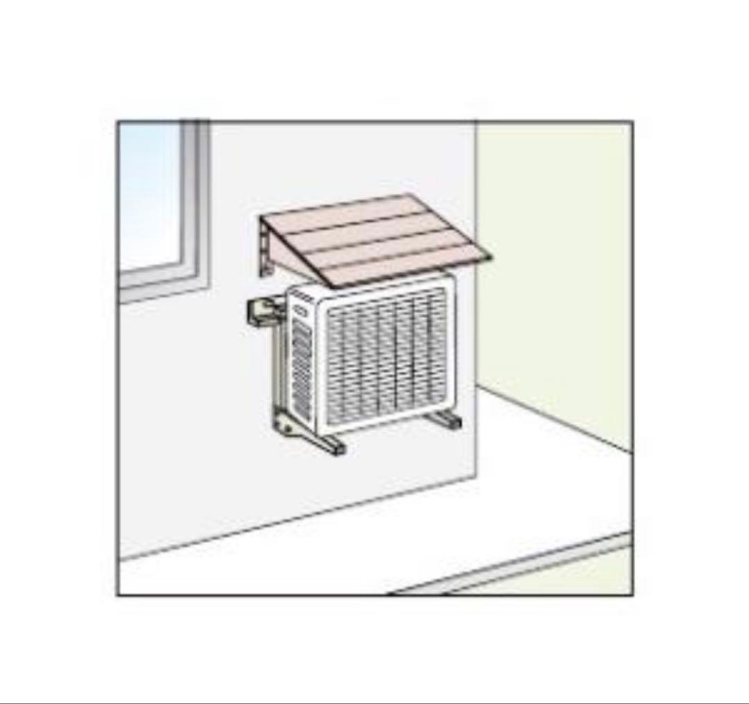 エアコン壁面用防雪屋根 K-KP6G2 新品未使用