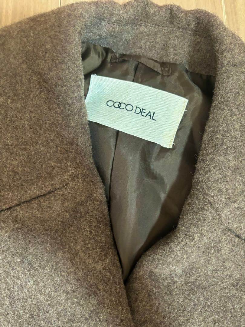 COCO DEAL ショートワイドカラーコート