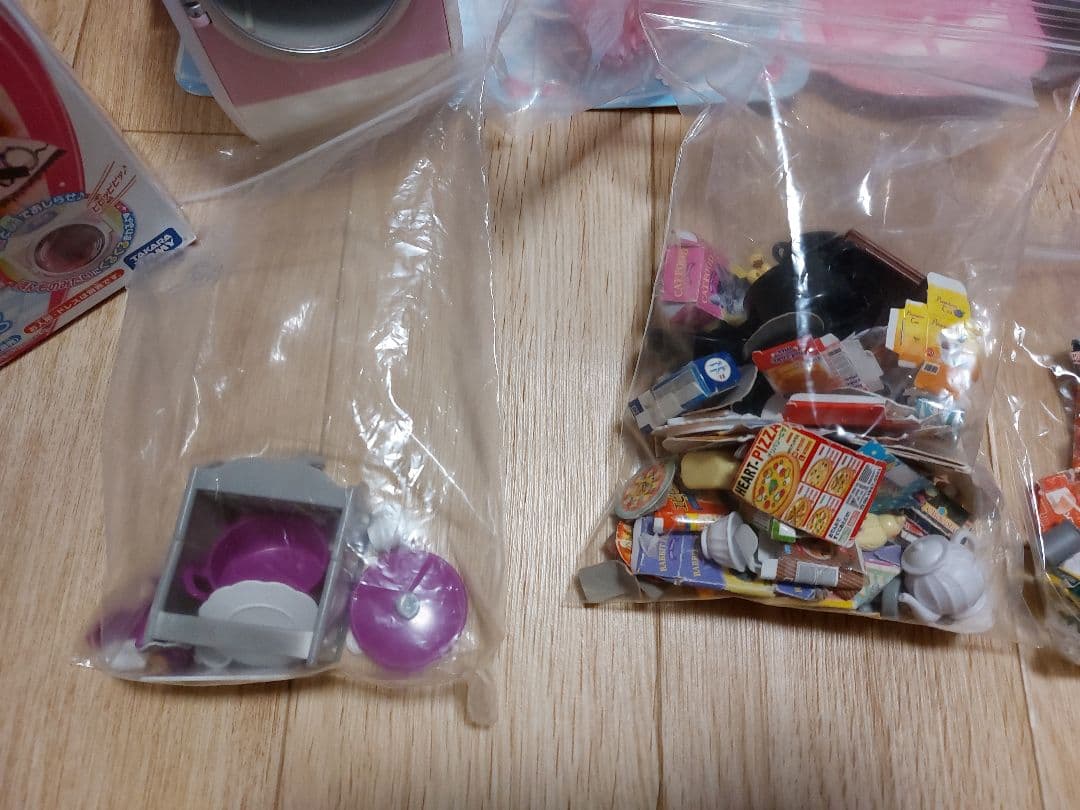 リカちゃんハウス、冷蔵庫、洗濯機、ひろびろキッチン、プリンちゃんセット