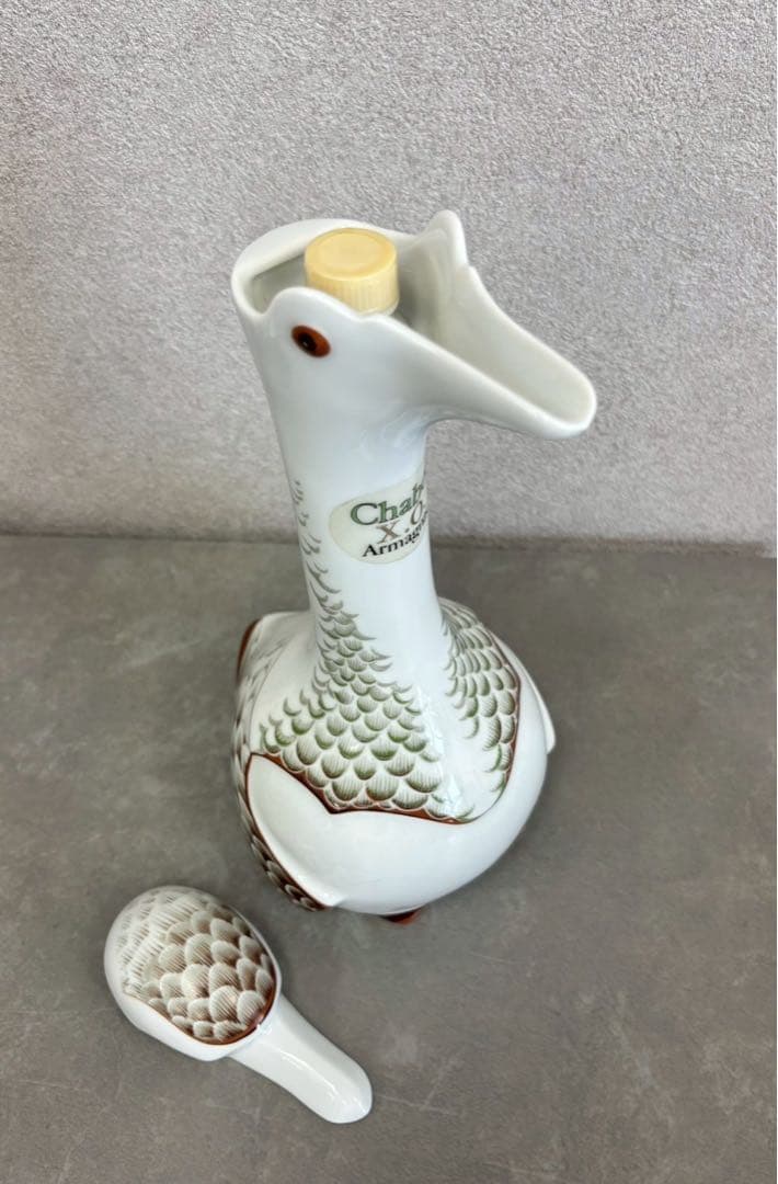 未開封 Chabot Armagnac グース陶器ボトル