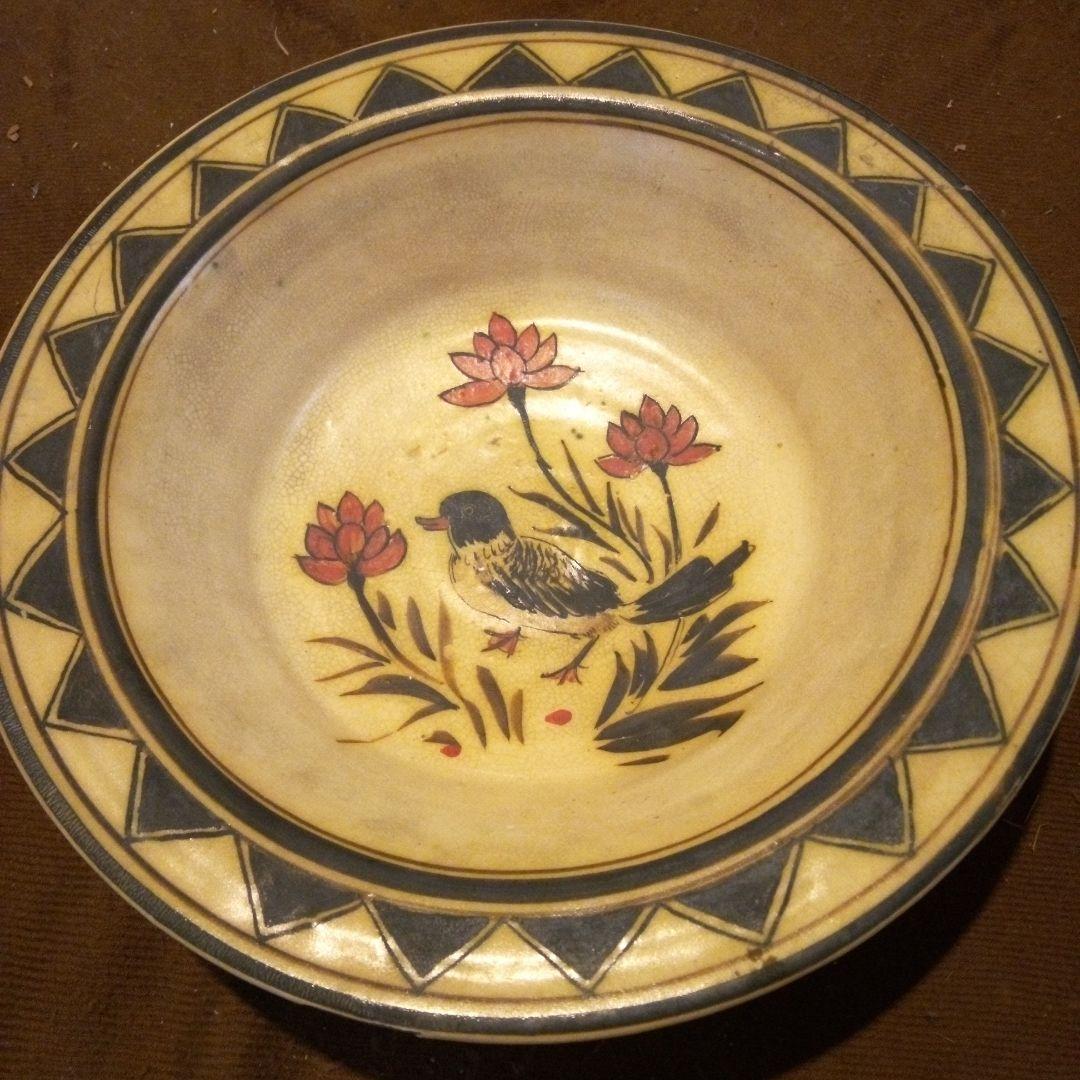 中国陶磁器　宋磁州窯　絵皿