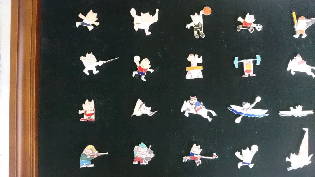 1992年バルセロナオリンピックのピクト(競技)ピンバッチセット
