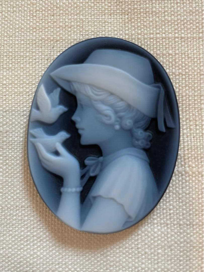 F.W. ストーンカメオ ルース ドイツ製