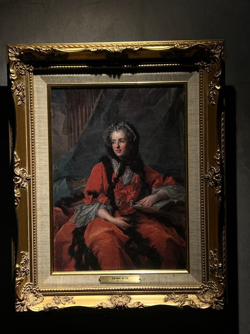 【フランス王妃マリー・レクザンスカの肖像】