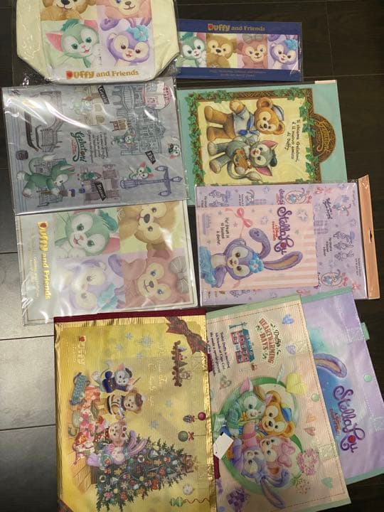 【ダッフィー】クリアファイル　ショッパー