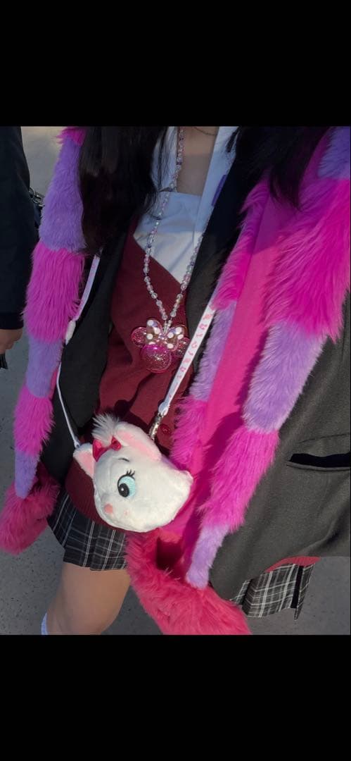 ディズニー チシャ猫 ファンキャップ マフラー