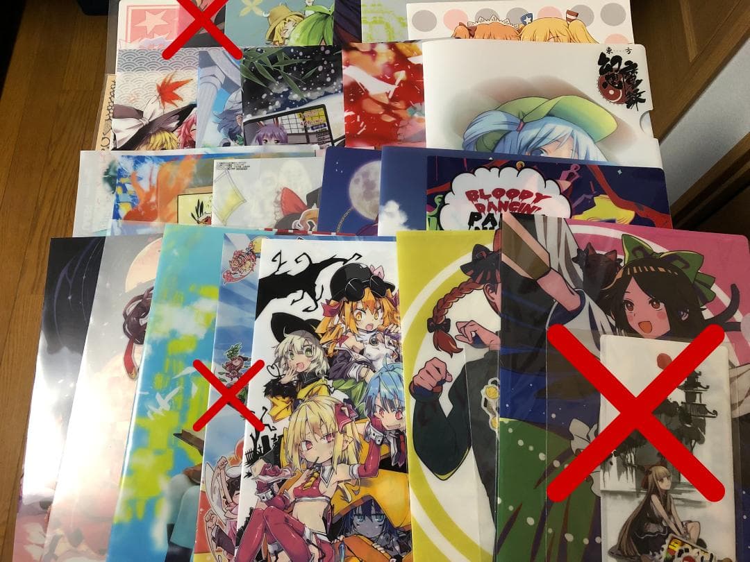 【バラ売りご相談ください】東方project クリアファイル 詰め合わせ