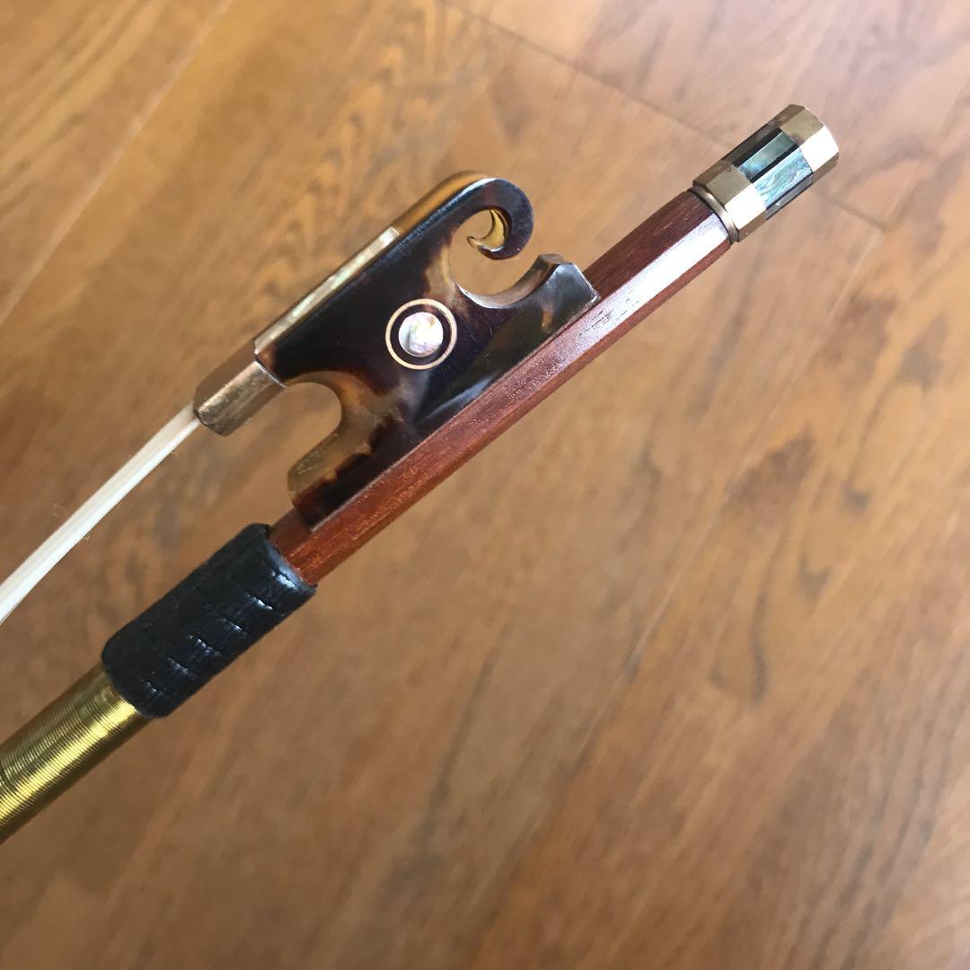 【希少】鼈甲バイオリン弓・スネールスタイル【激レア1点もの】難アリ特価