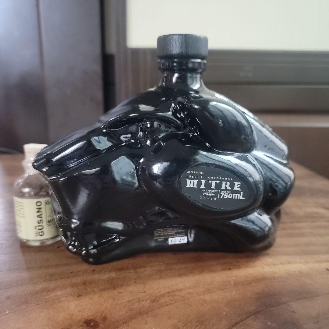メスカル MITRE 750ml ジャガーボトル グサノとグラス付き