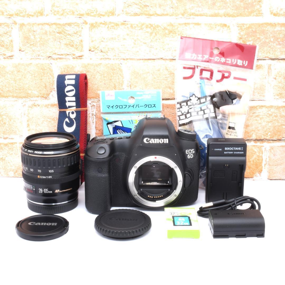 初心者おすすめ✨Canon EOS 6D✨フルサイズ一眼レフ Wi-Fi搭載