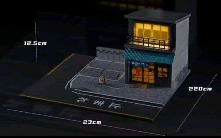 ■1/64【日本の居酒屋➕フォトショップガレージ】新品セット販売/LED照明付