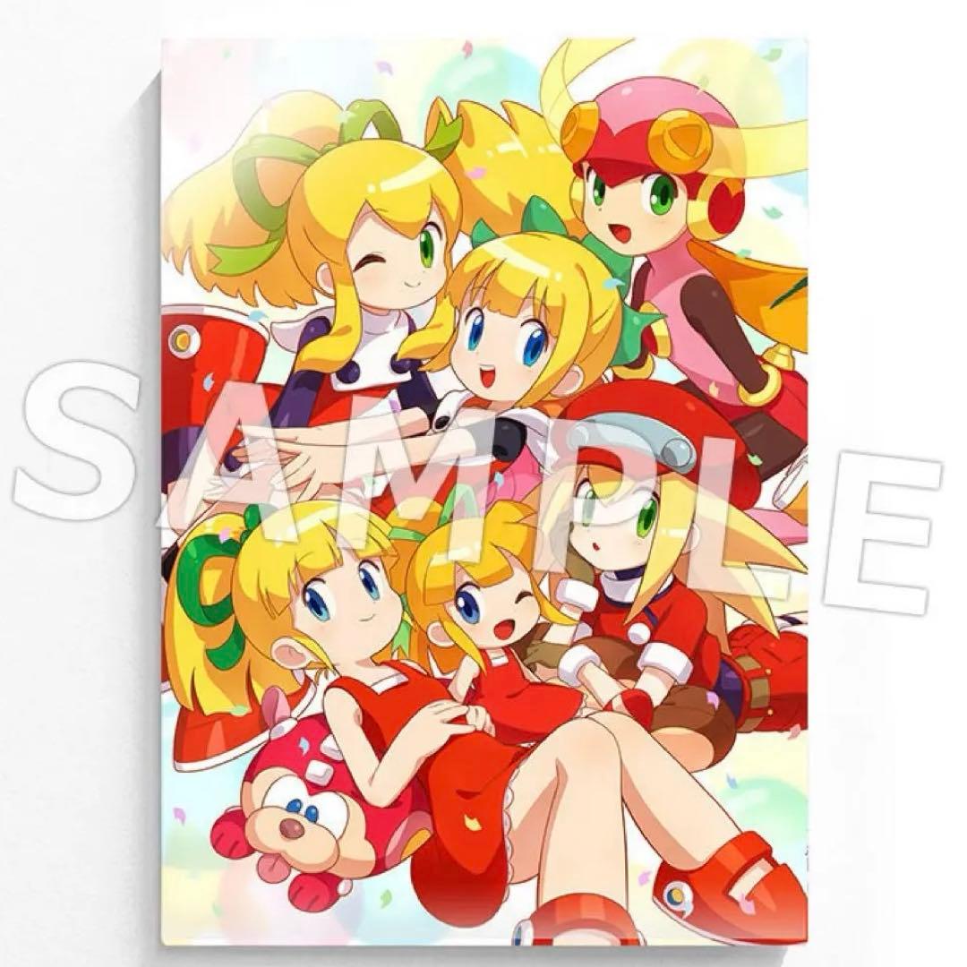 B8 完全受注生産品 ロール ジークレーアクリルアート 30th記念 ロックマン