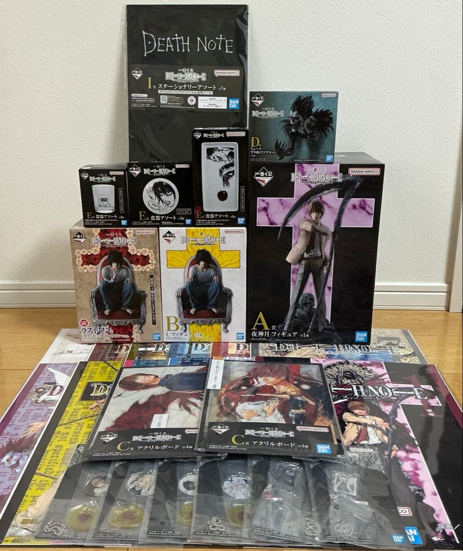 一番くじ デスノート A＋B＋D＋ラストワン賞 合計28点セット