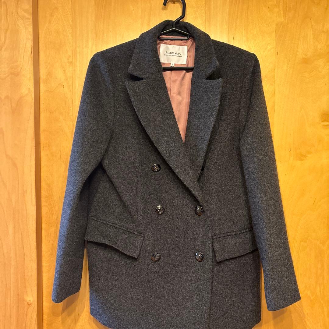 Arpege story Wジャケットコート