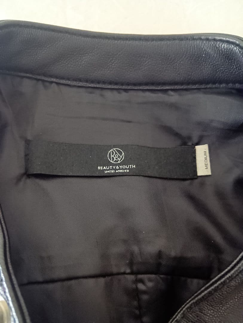BEAUTY&YOUTH UNITEDARROWS ライダースジャケット M