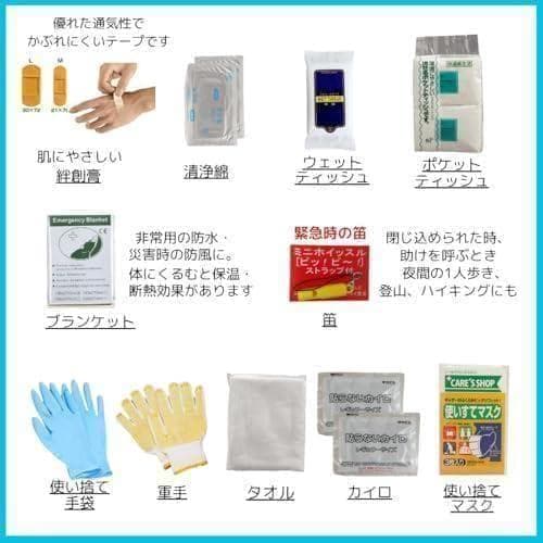1人用 20点 防災基本防災セット 地震対策 避難 グッズ 保存食 非常用トイA