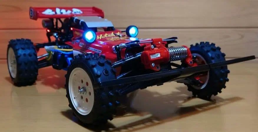 タミヤ完成モデルラジコンXB ホットショットフルセットLEDライト付新品未走行品