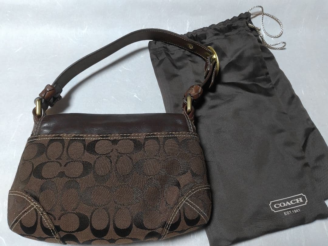 ゆ*き様 COACH ハンドバッグヴィンテージ 保存袋付き