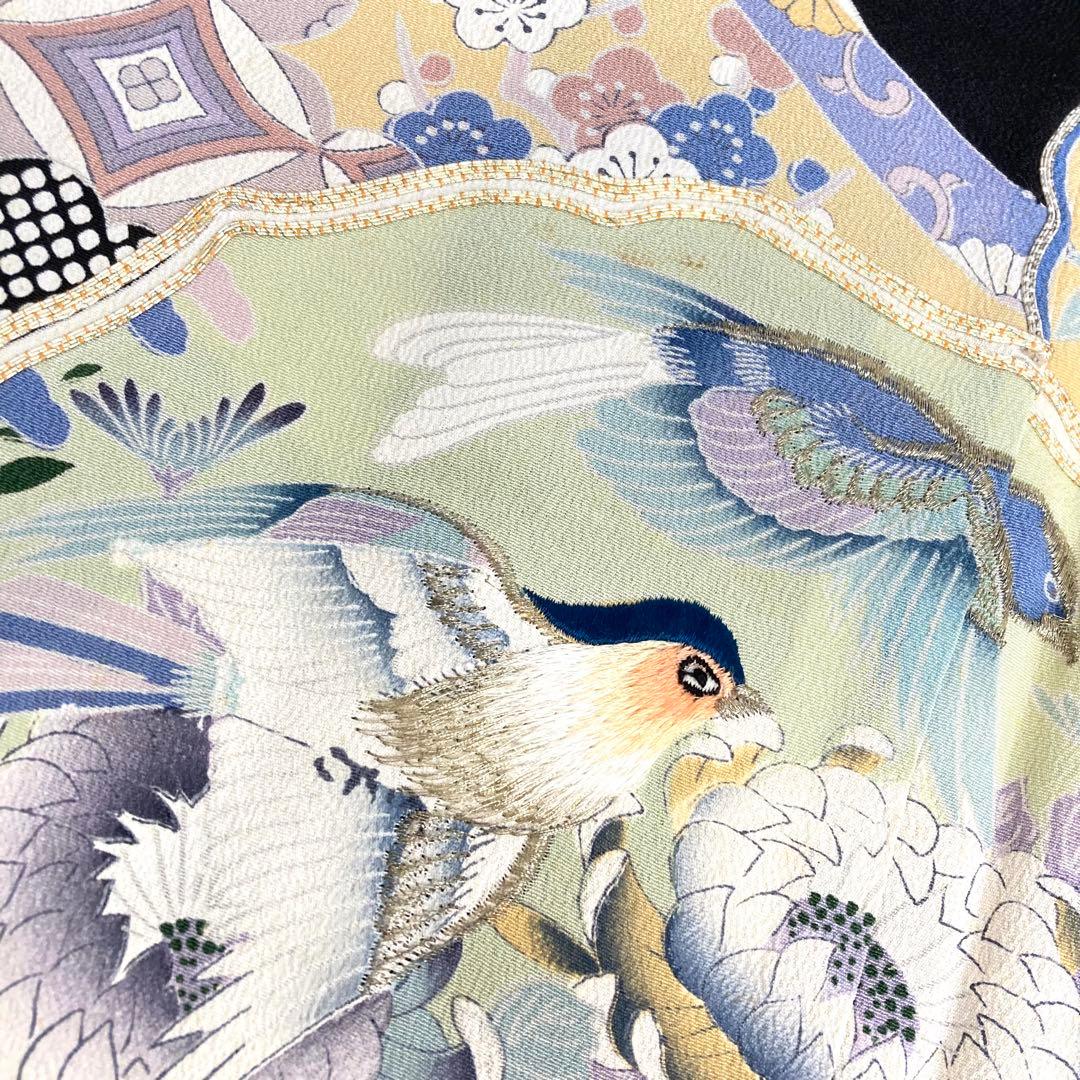 【TAMA屋】全て正絹 全て黒留袖 全て刺繍入り まとめ売り5点TM2563