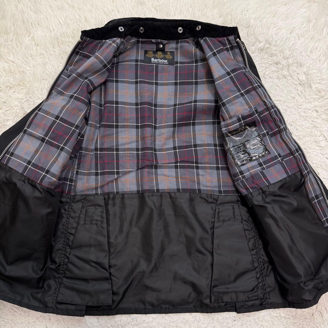 近年極美品Lサイズ相当　バブアー　ワックスジャケット　ハンティングジャケット　黒