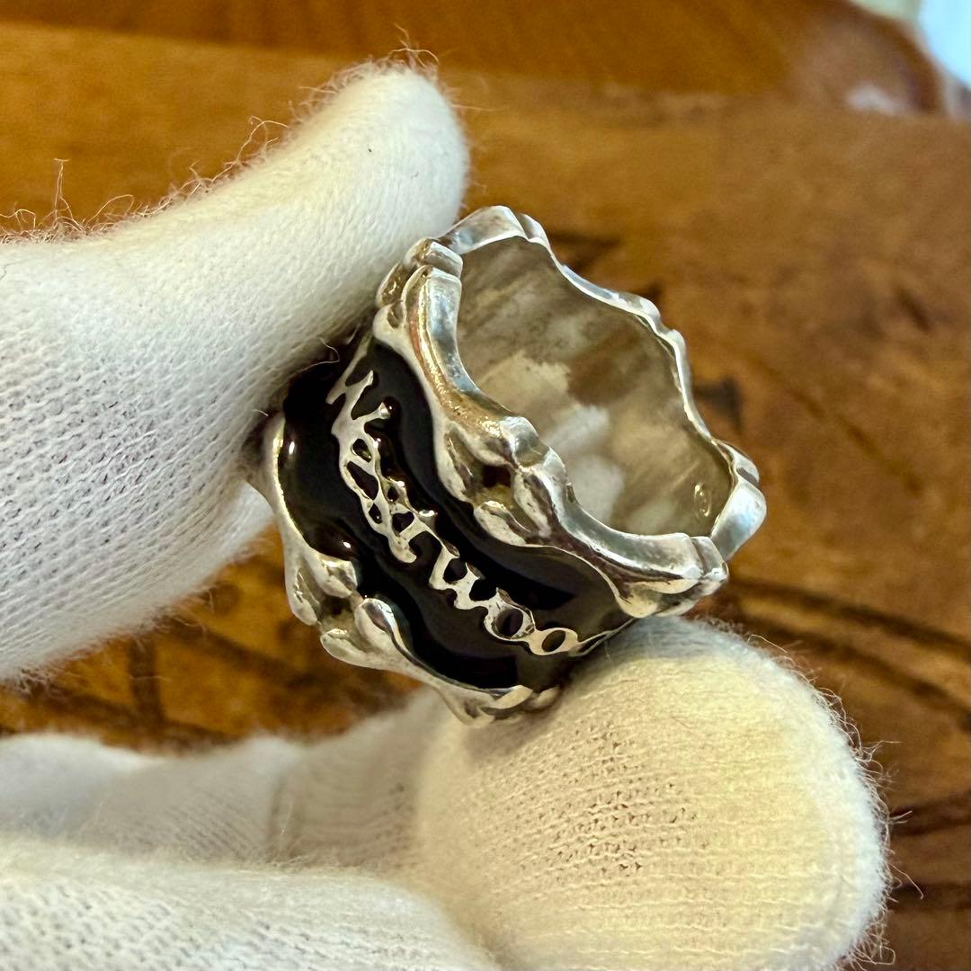 ケース込☆激レアVivienneWestwood ボーンリング/ブラックXS