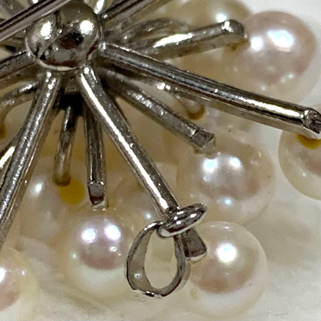 極上の逸品 アコヤ真珠 2WAY ピンブローチ ネックレストップ 25珠