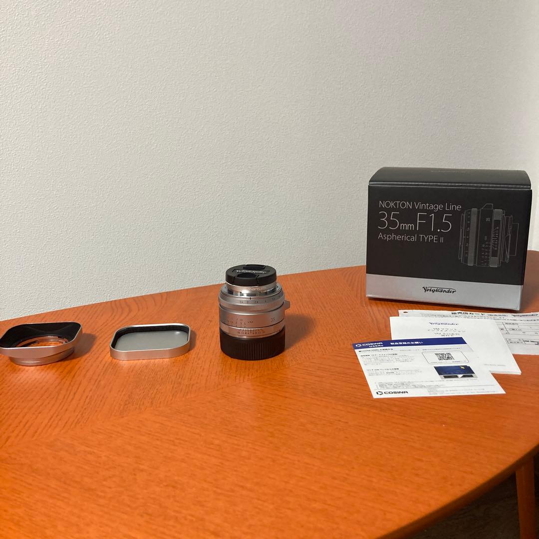 Voigtlander NOKTON 35mm F1.5 TypeII シルバー