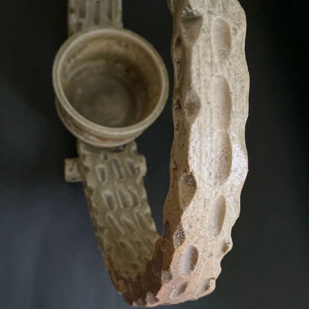 未使用　自宅保管品　大型花器『花窓』瀬戸　元青磁の名家