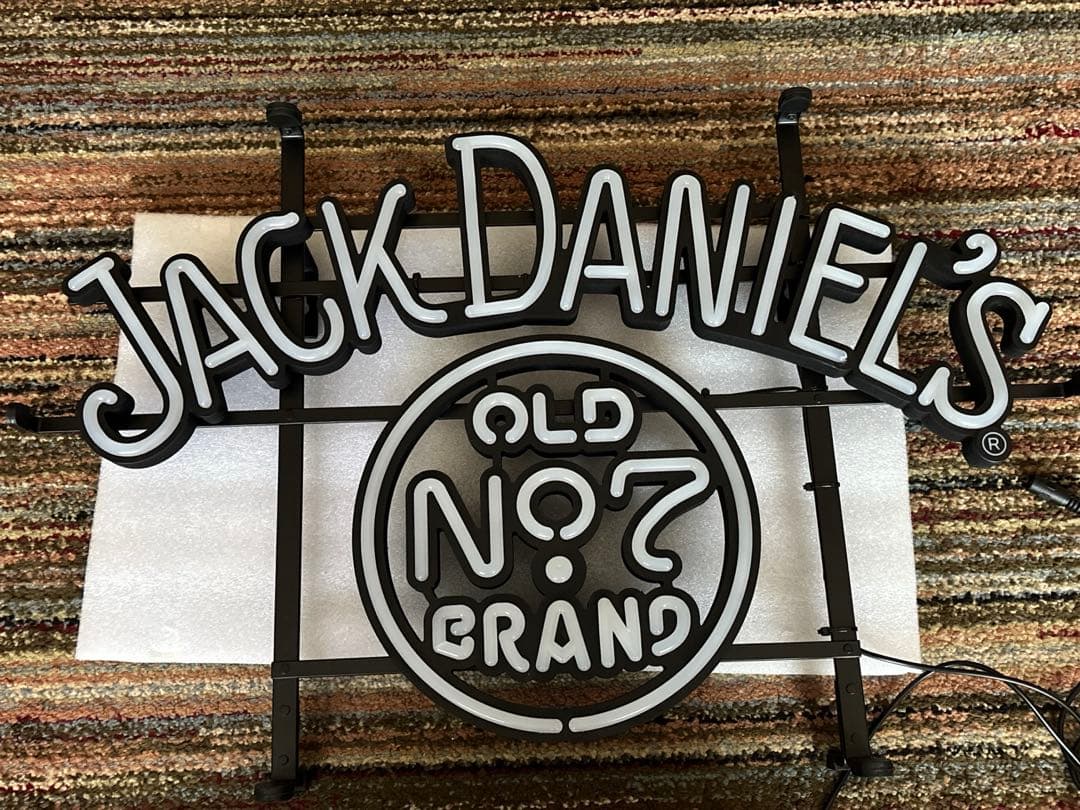 【非売品】ジャックダニエル　old No.7　ネオン管サイン